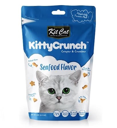 Kit Cat - Kitty Crunch Seafood Flavor (60g) - Pack of 12