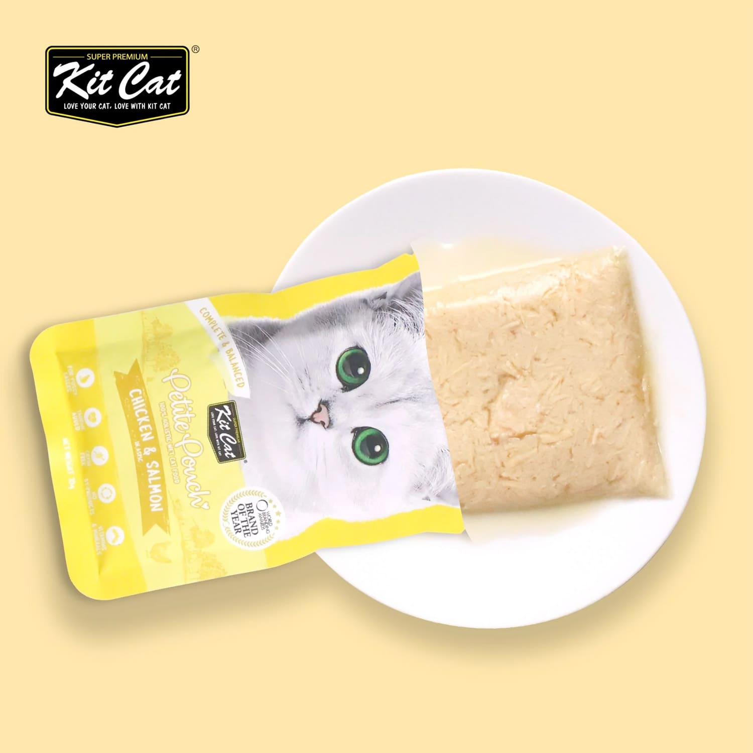 Kit Cat Petite Pouch 70g - Chicken & Tuna