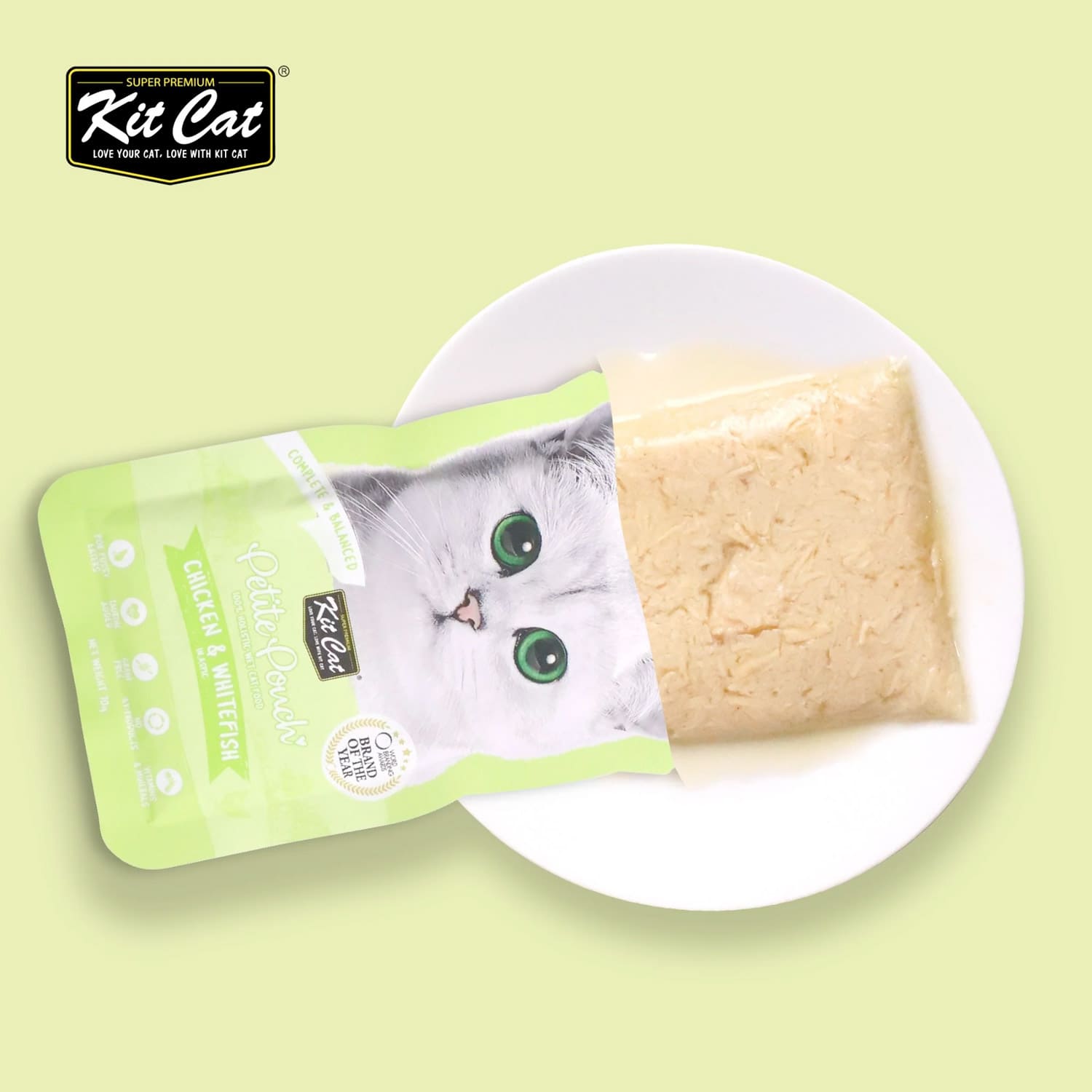 Kit Cat Petite Pouch 70g - Classic Chicken