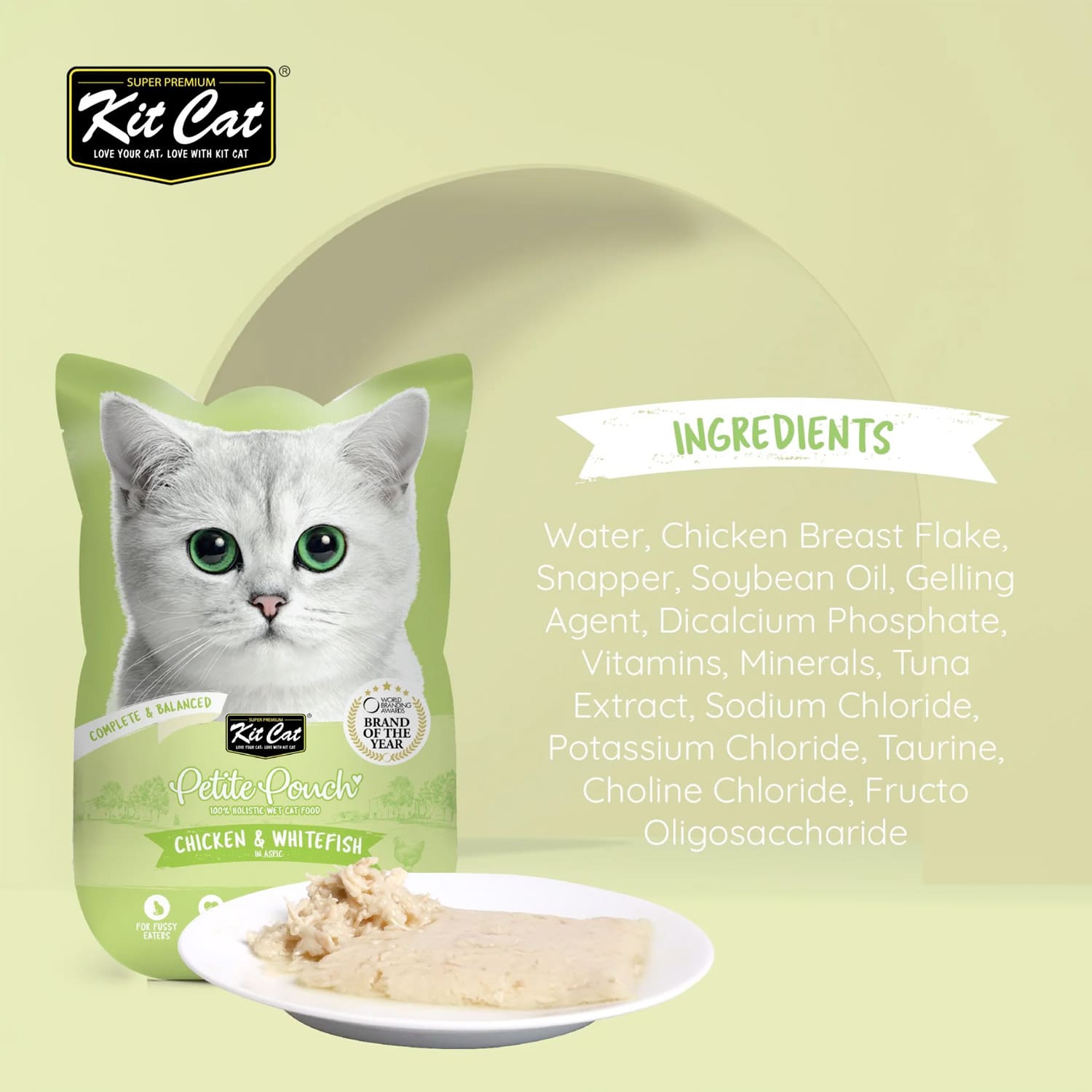 Kit Cat Petite Pouch 70g - Classic Chicken