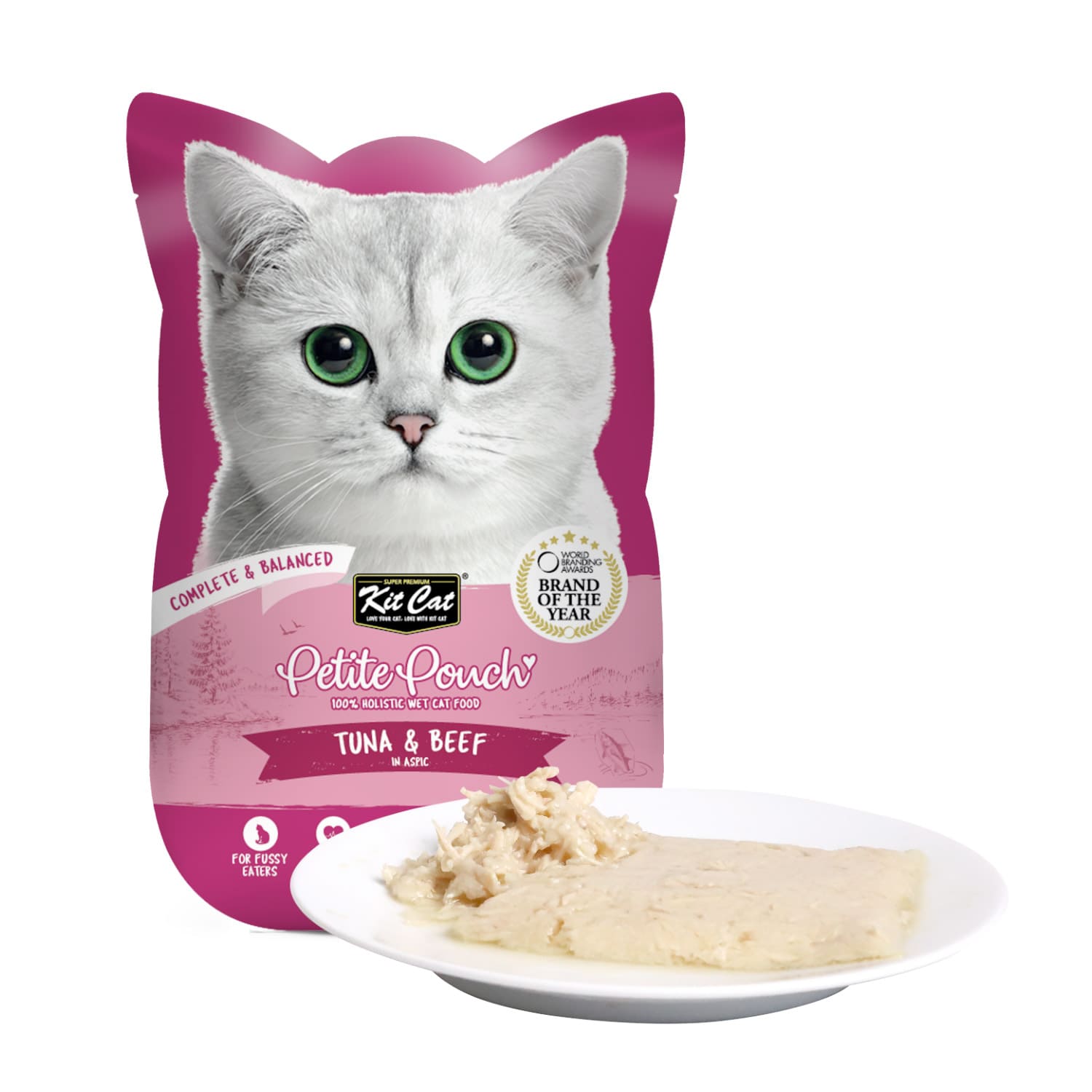 Kit Cat Petite Pouch 70g - Tuna & Chicken