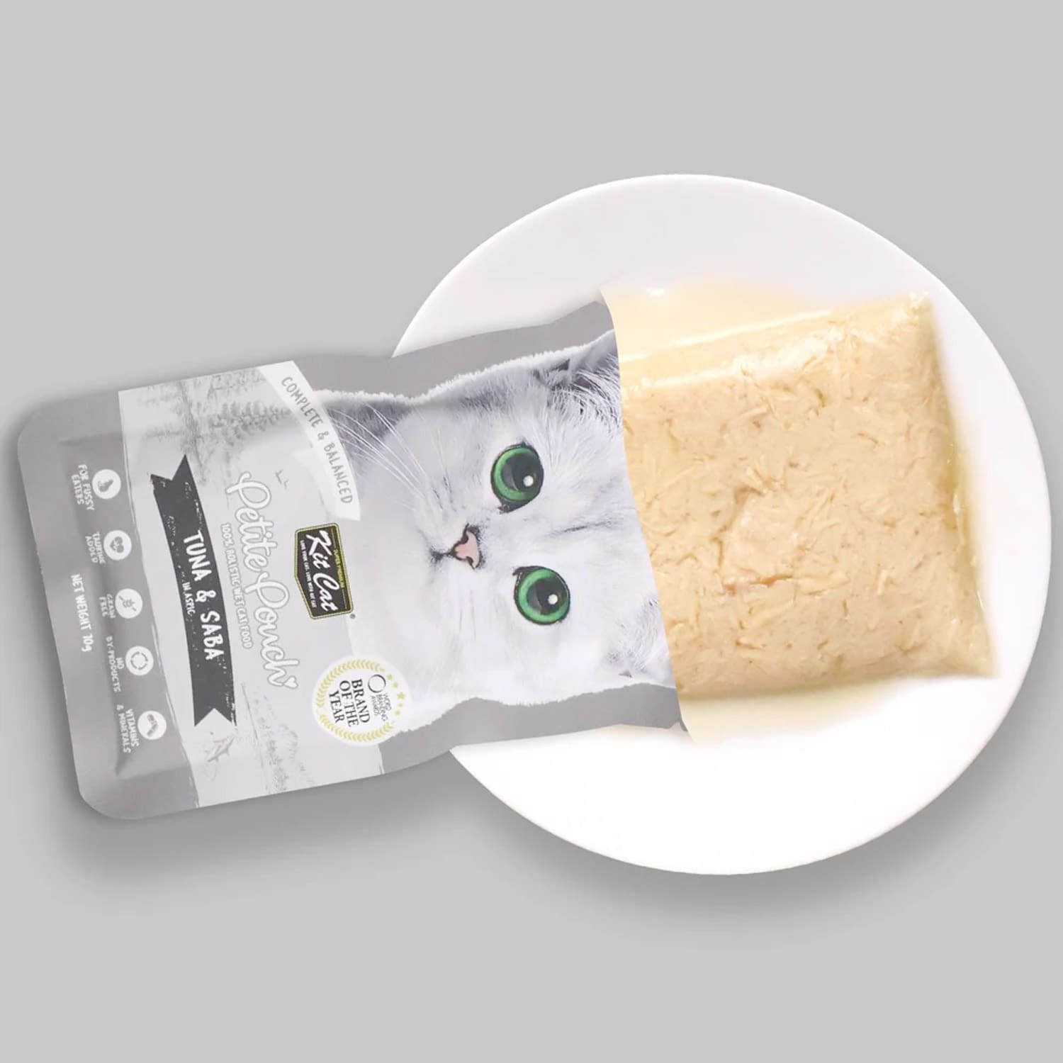 Kit Cat Petite Pouch 70g - Tuna & Salmon