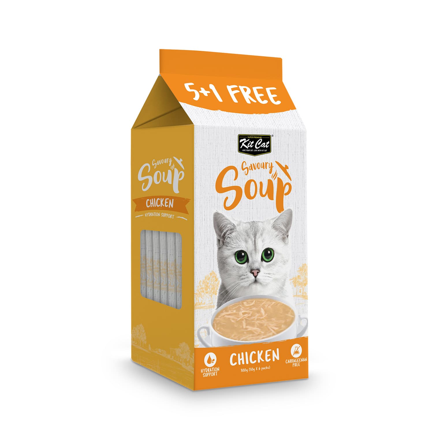 Kit Cat Savoury Soup Chicken 300g (6 x 50g)