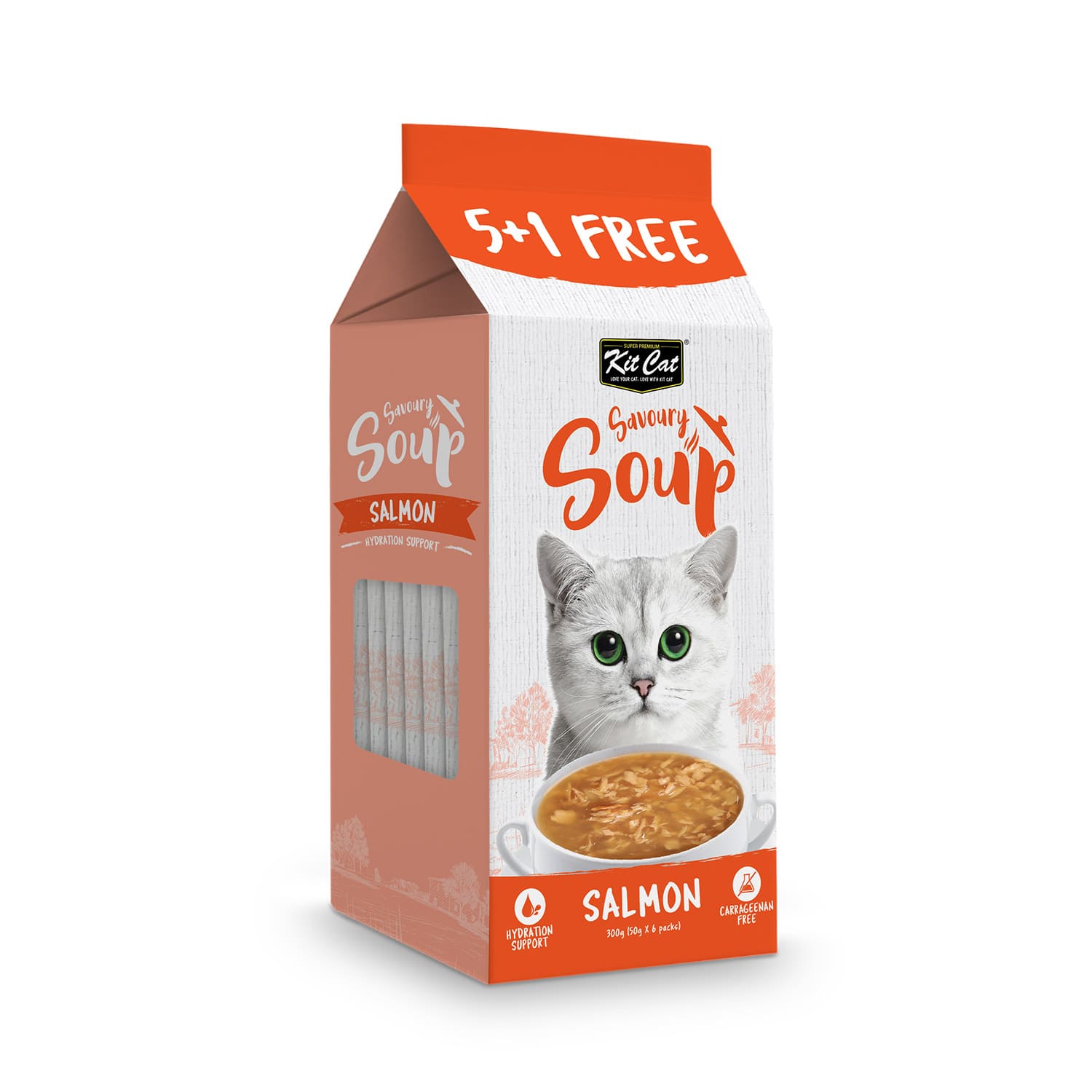 Kit Cat Savoury Soup Seafood 300g ( 6 X 50g )