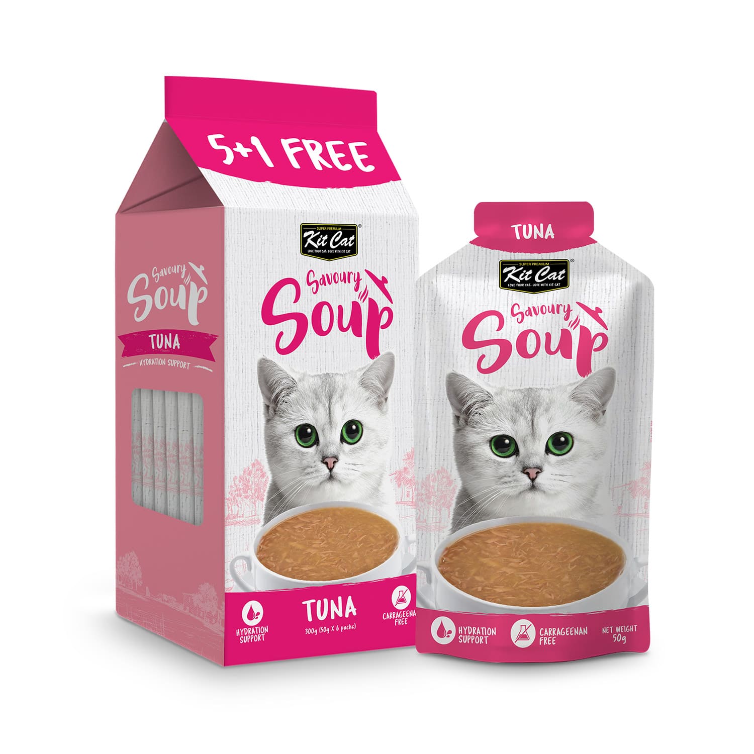 Kit Cat Savoury Soup Tuna 300g (6 x 50g)