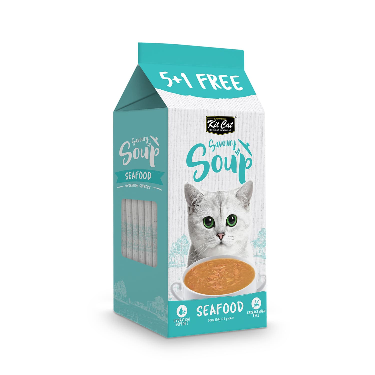 Kit Cat Soya Clump Soybean Litter - Charcoal 7L(1 Box – 6pcs)