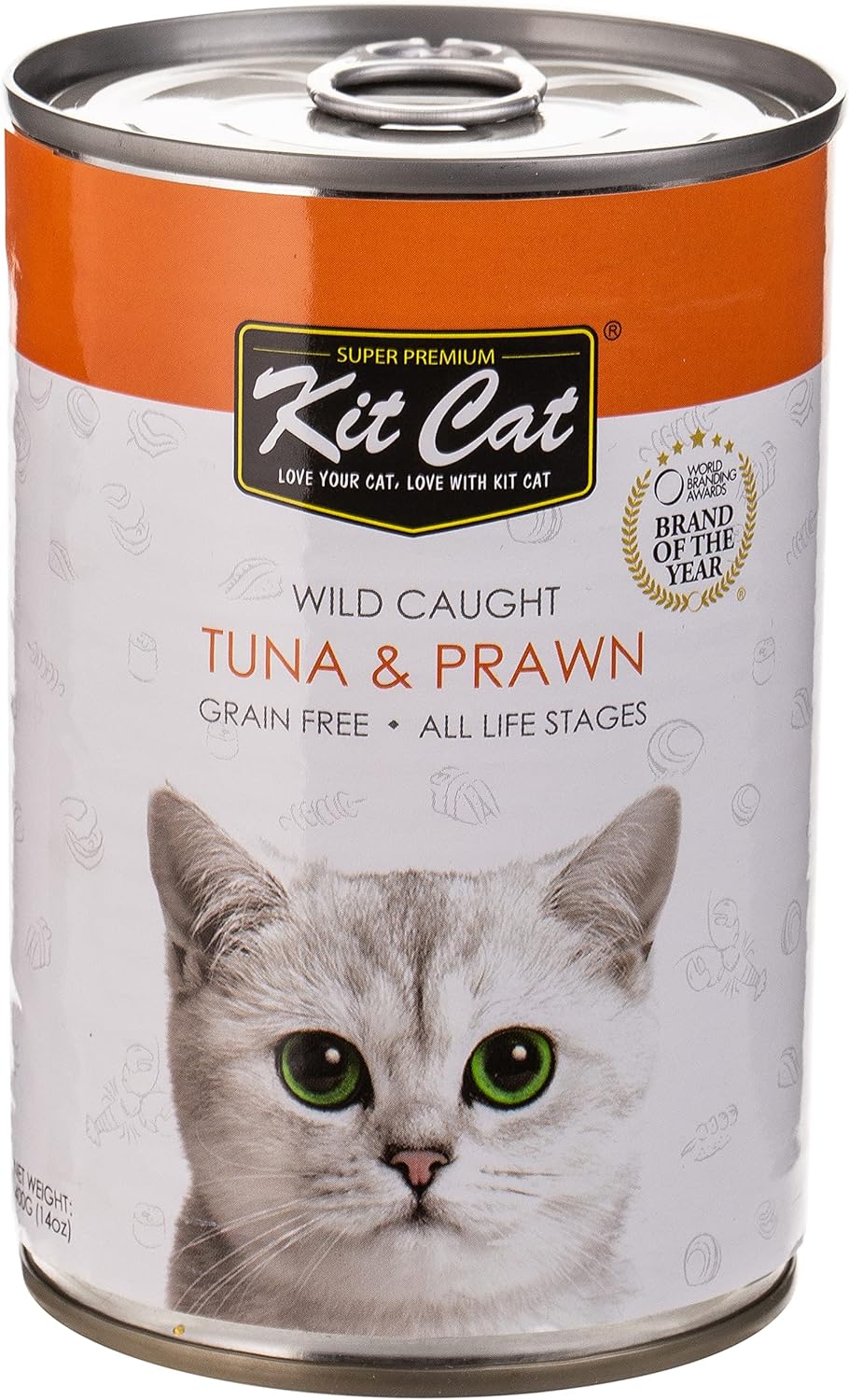 Kit Cat Tuna & Prawan 400g - Pack of 12