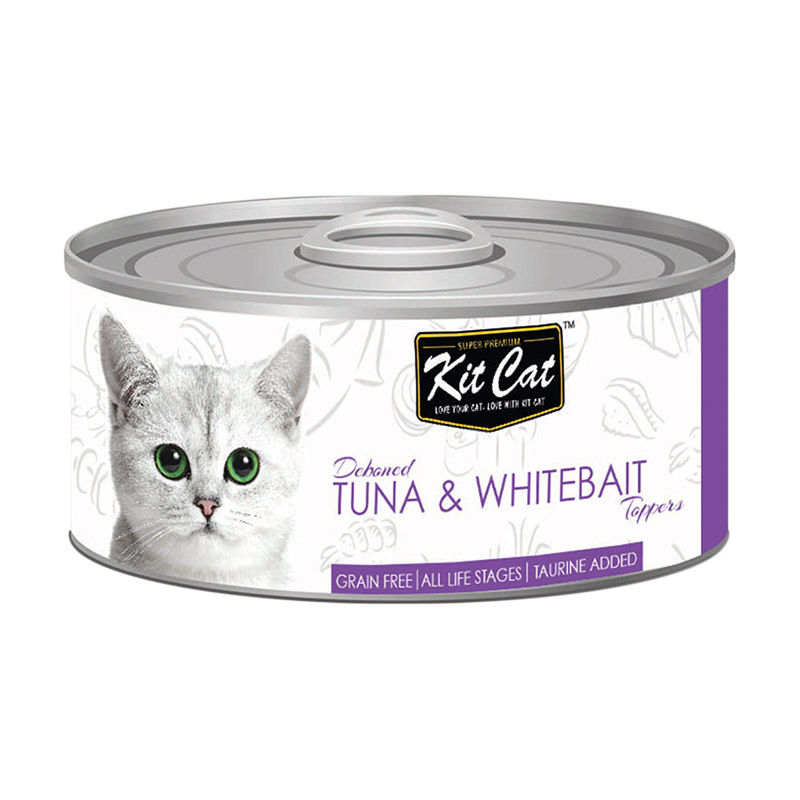 Kit Cat Tuna & Whitebait Toppers 80g - Pack of 24