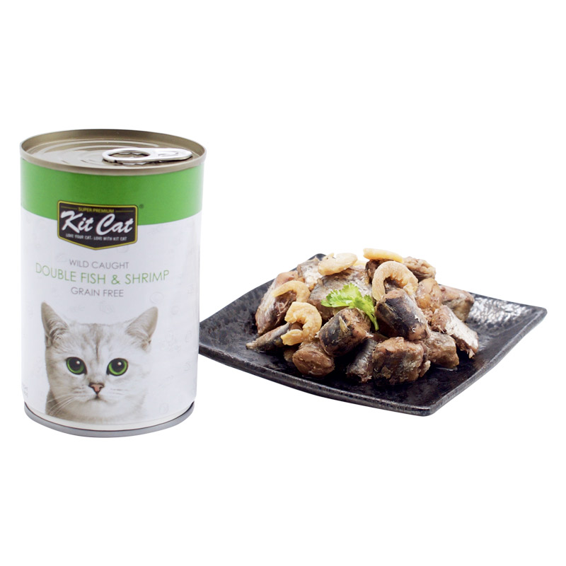 Kit Cat Wild Caught Double Fish &amp; Shrimp