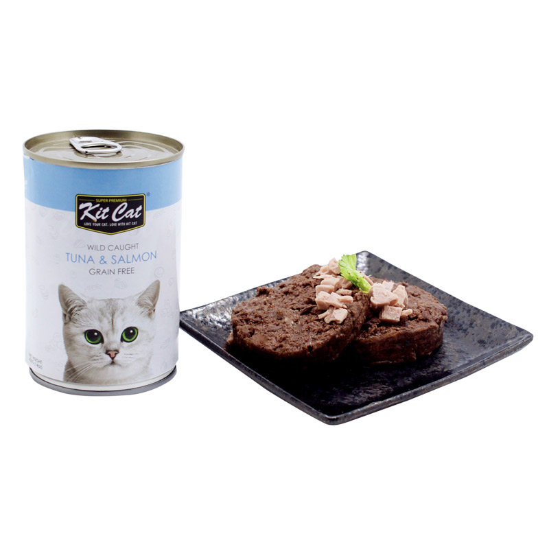 Kit Cat Wild Caught Tuna &amp; Salmon