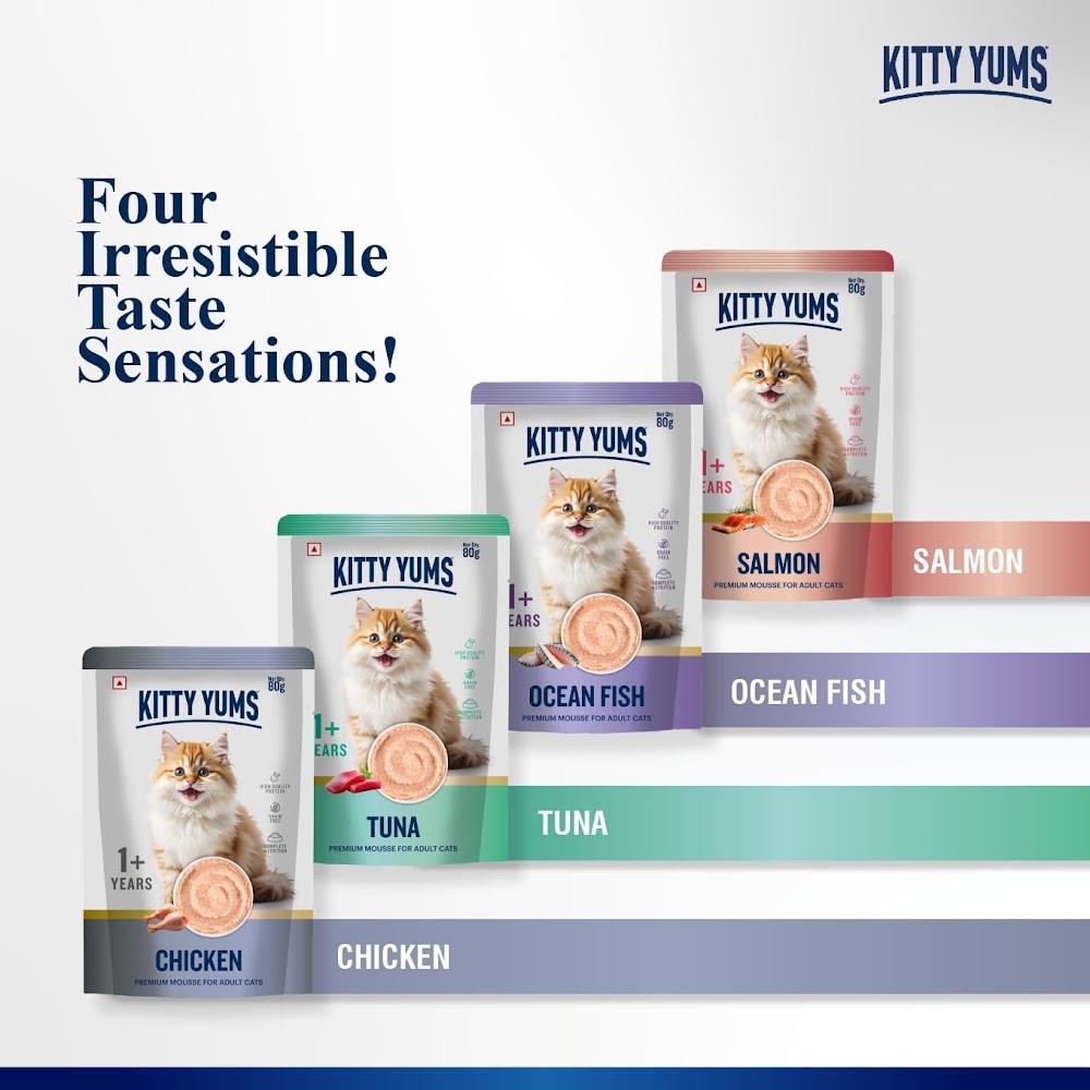 KittyYums SalmonMousseCat 80gm (5+1)pc