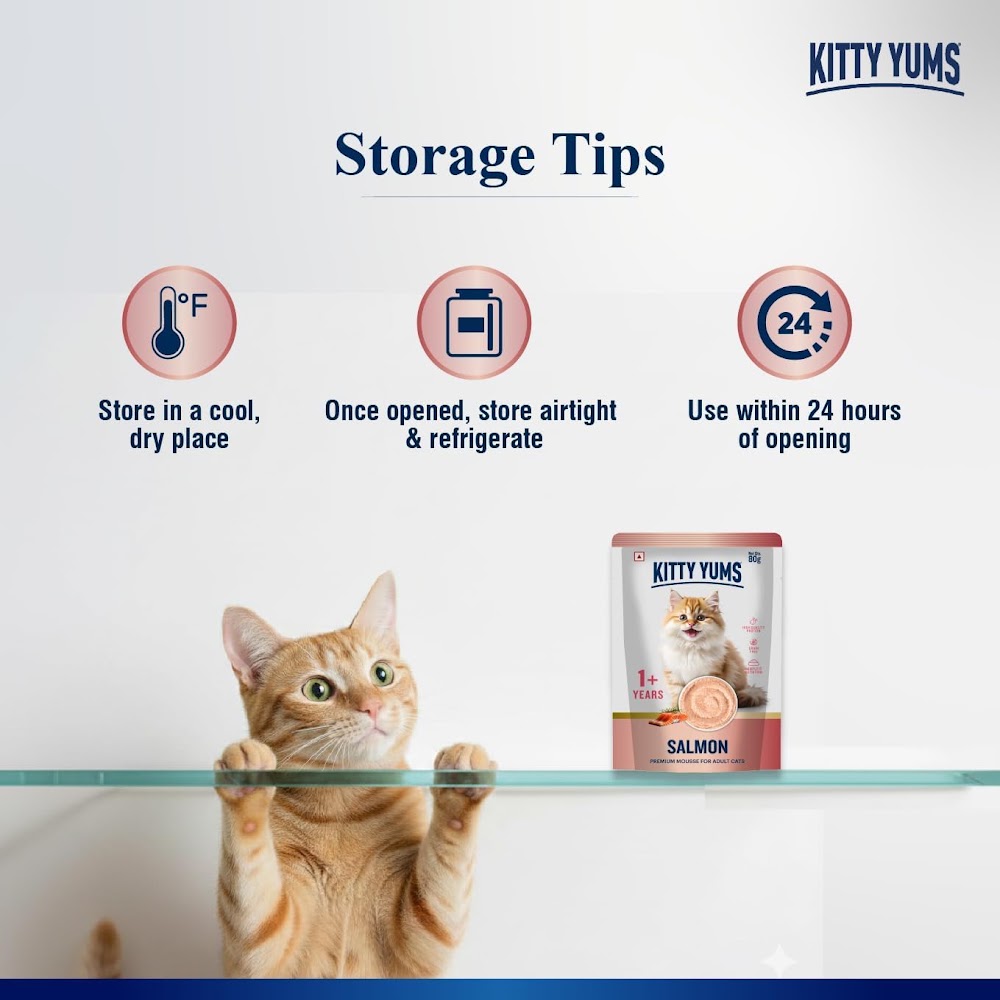KittyYums SalmonMousseCat 80gm (5+1)pc