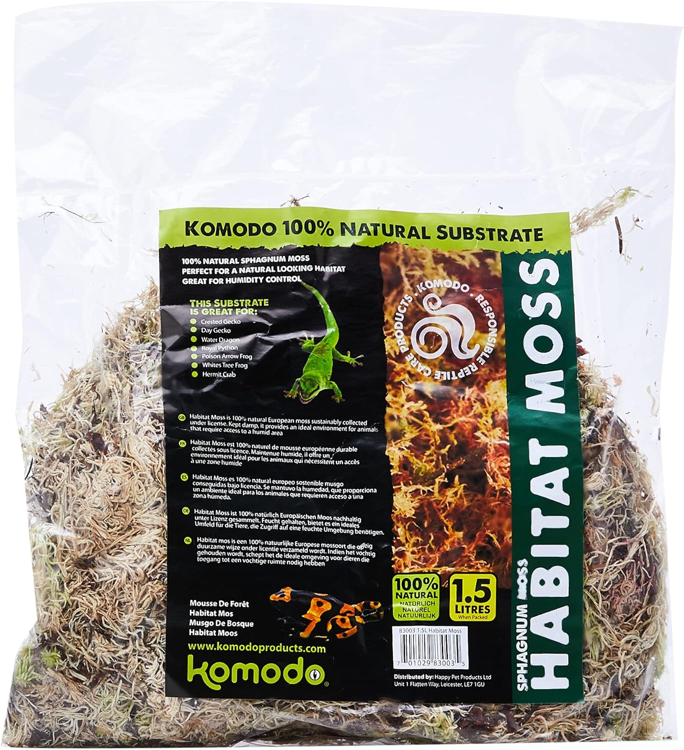 Komodo Habitat Moss 1.5L