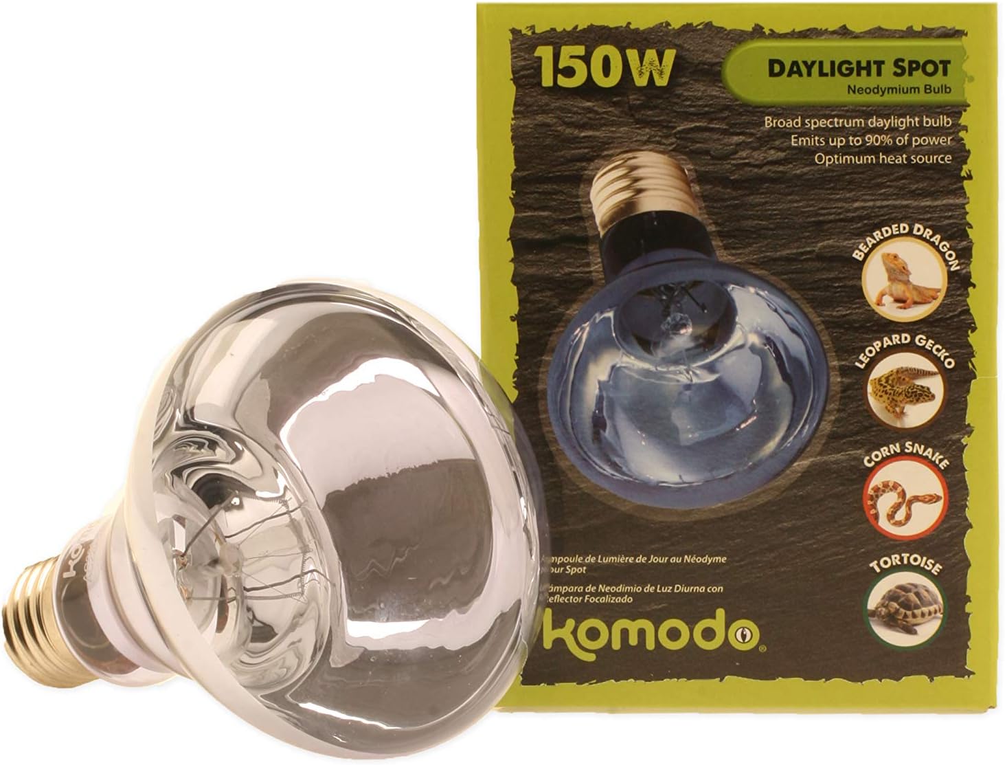 Komodo Neodymium Daylight Spot Bulb ES 150W