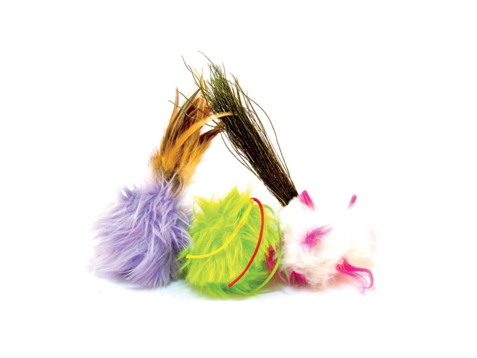 Kung Fu Kitty Feather Catnip Fury Toy