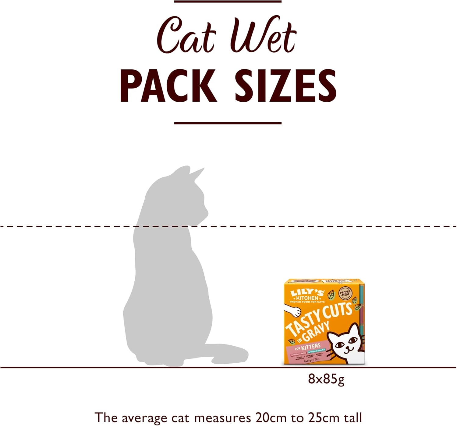 Lily's Kitchen Tasty Cuts Kitten in Gravy Multipack 8x85g