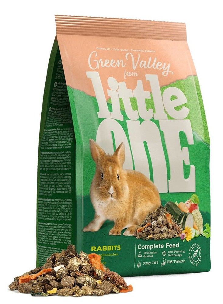 Little one green valley fibrefood for rabbits 750g