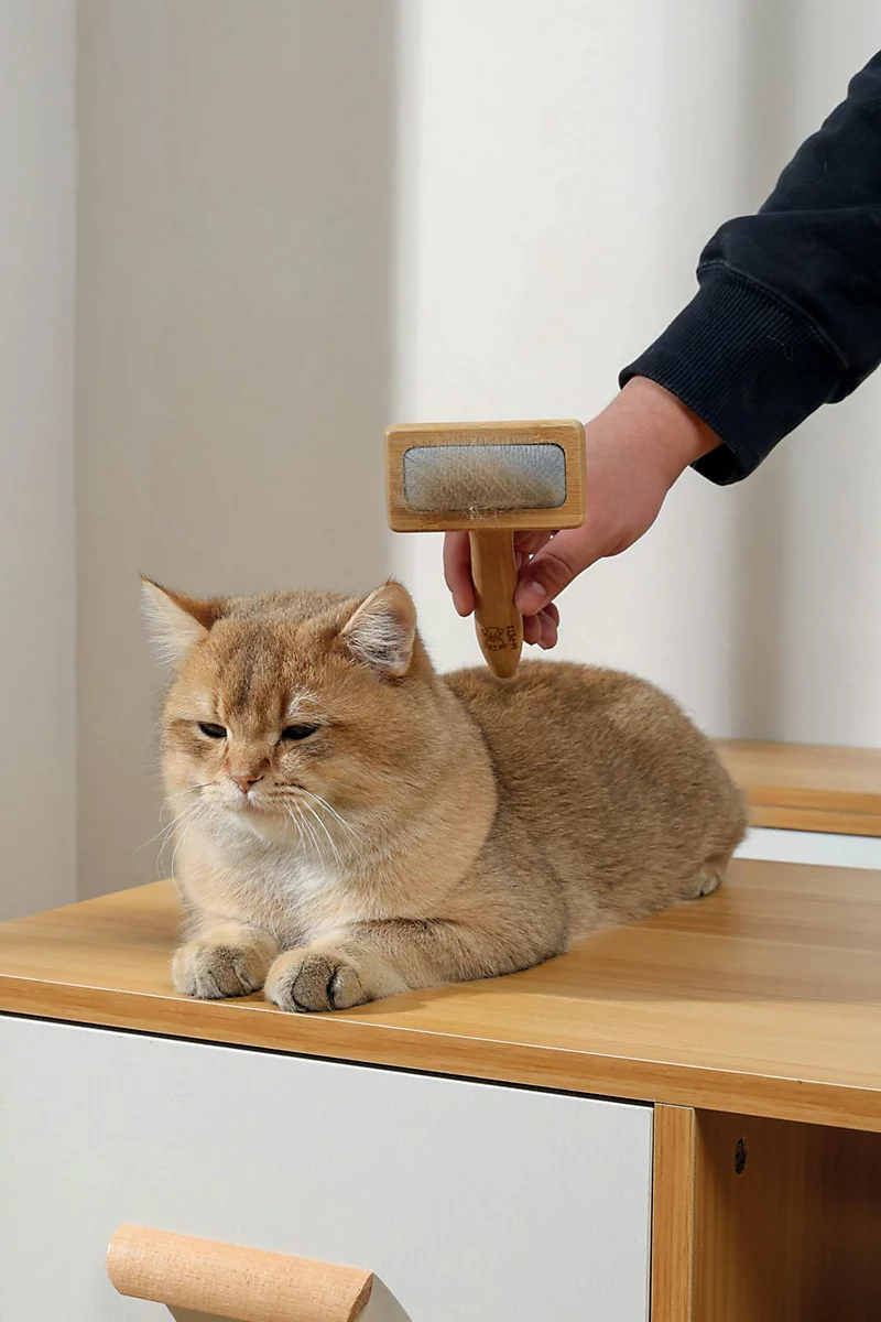 M-Pets Bamboo Slicker Brush M