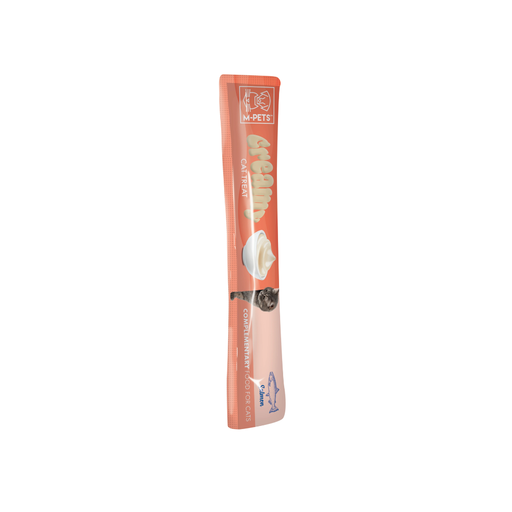 M-PETS Creamy Treats for Cats - Salmon 4x15g (60g)