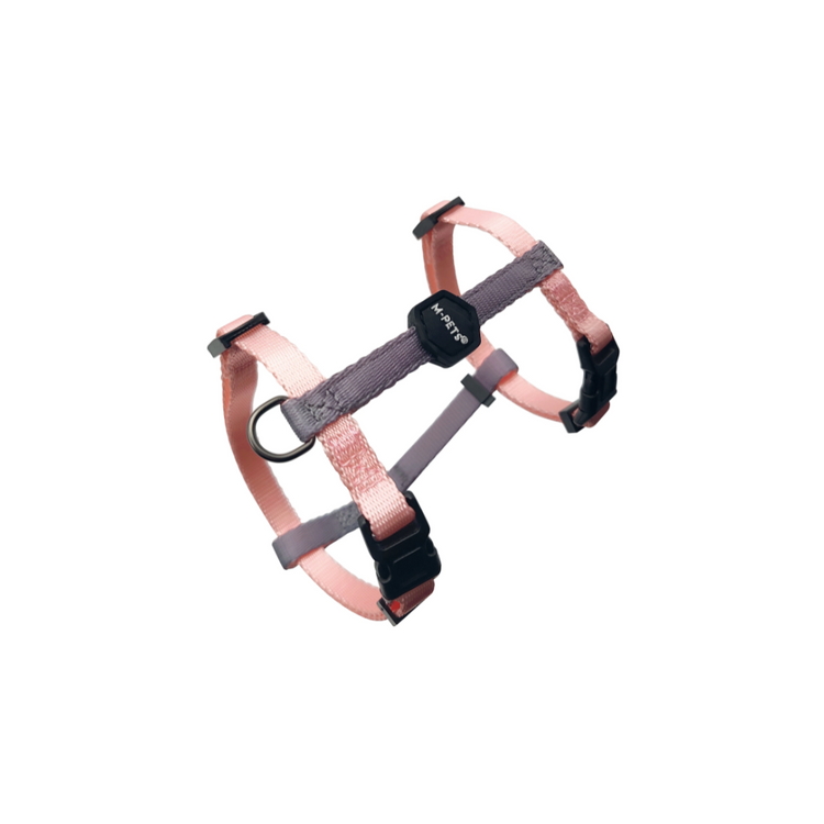 M-Pets Gentle Cat Harness & Leash Set Blush Pink