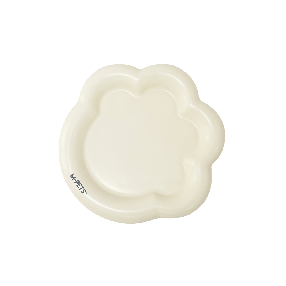 M-Pets Petjoy Pawsy Ceramic Bowl S White 100ml
