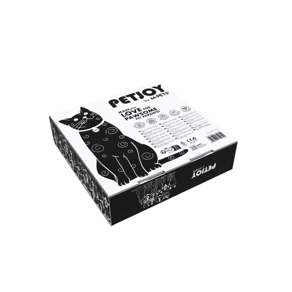 M-Pets Petjoy Pawsy Ceramic Bowl S White 100ml