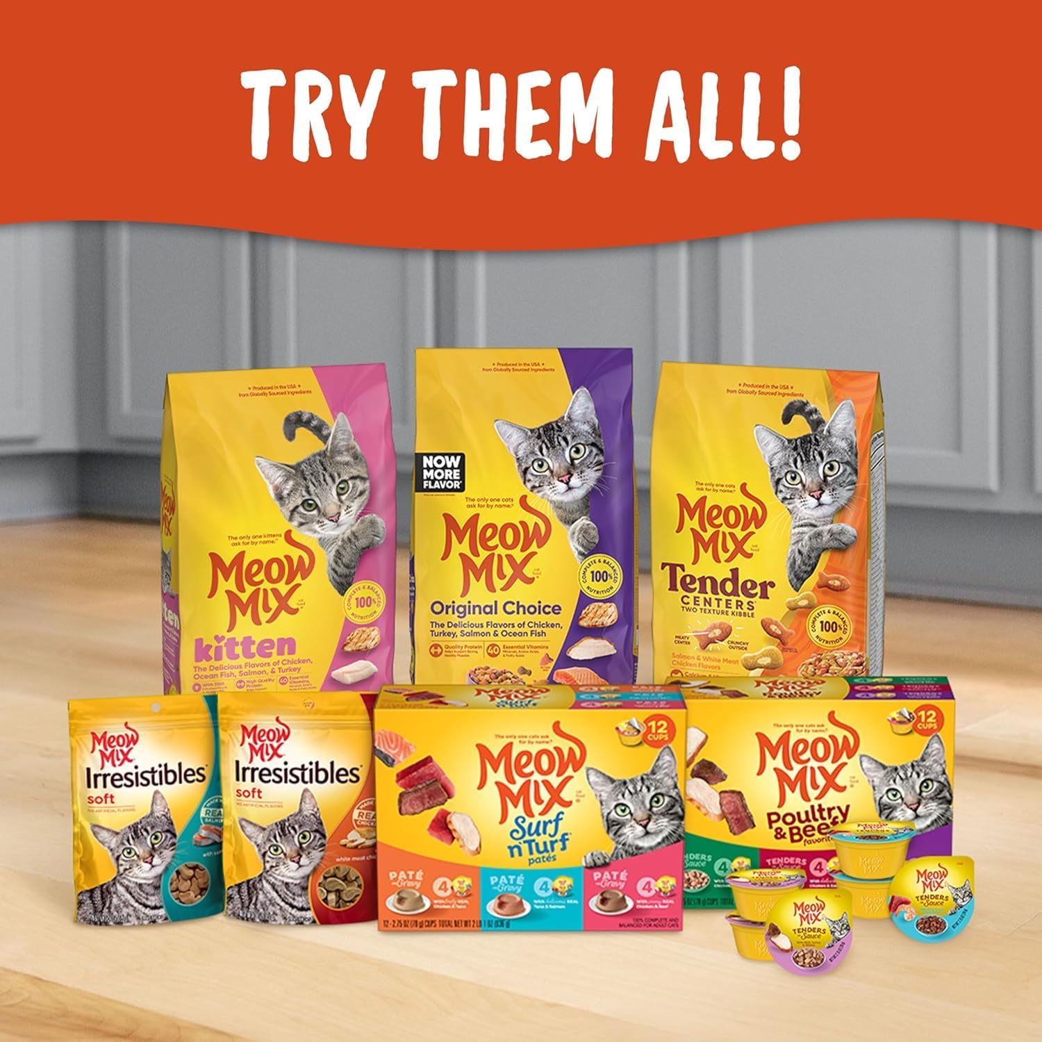 Meow Mix Sea Food Medley Bag 1.42Kg