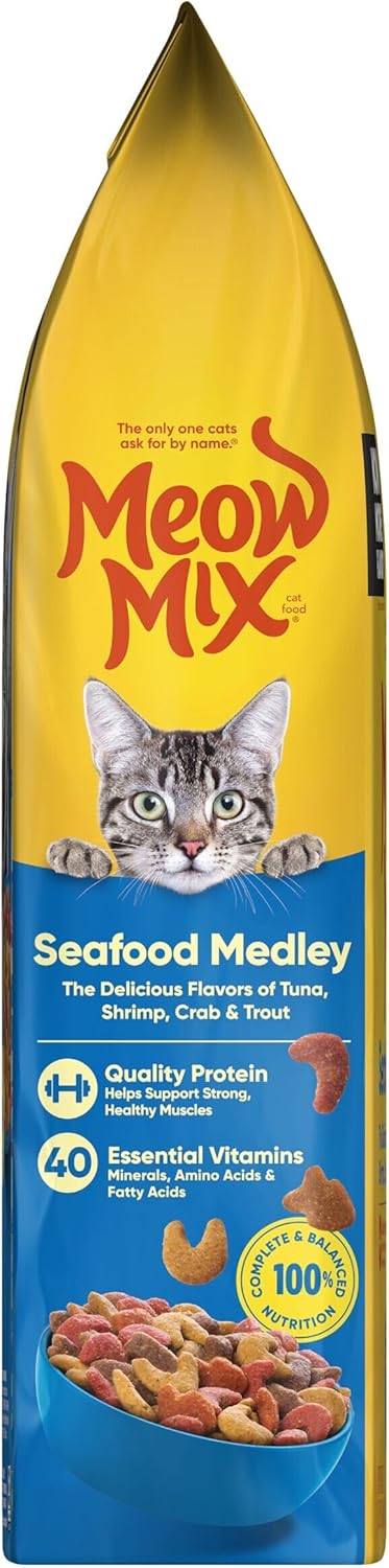 Meow Mix Sea Food Medley Bag 1.42Kg