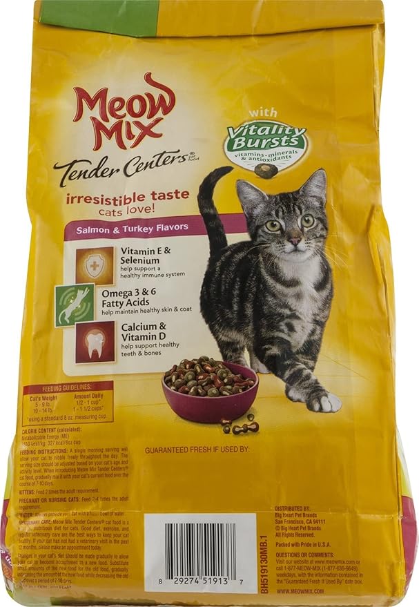 Meow Mix Tender Centers with Vitality Burst 1.36kg