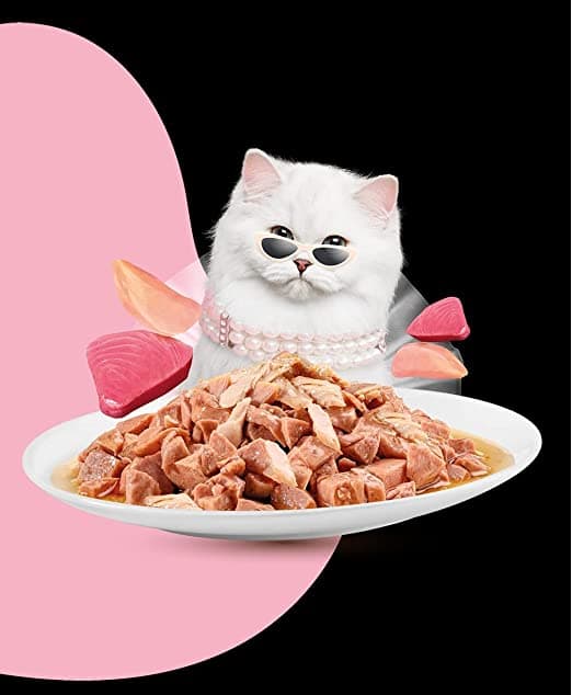 Moochie Cat Food Mince with Tuna - Beauty Skin & Coat Pouch 70g Pack of 12