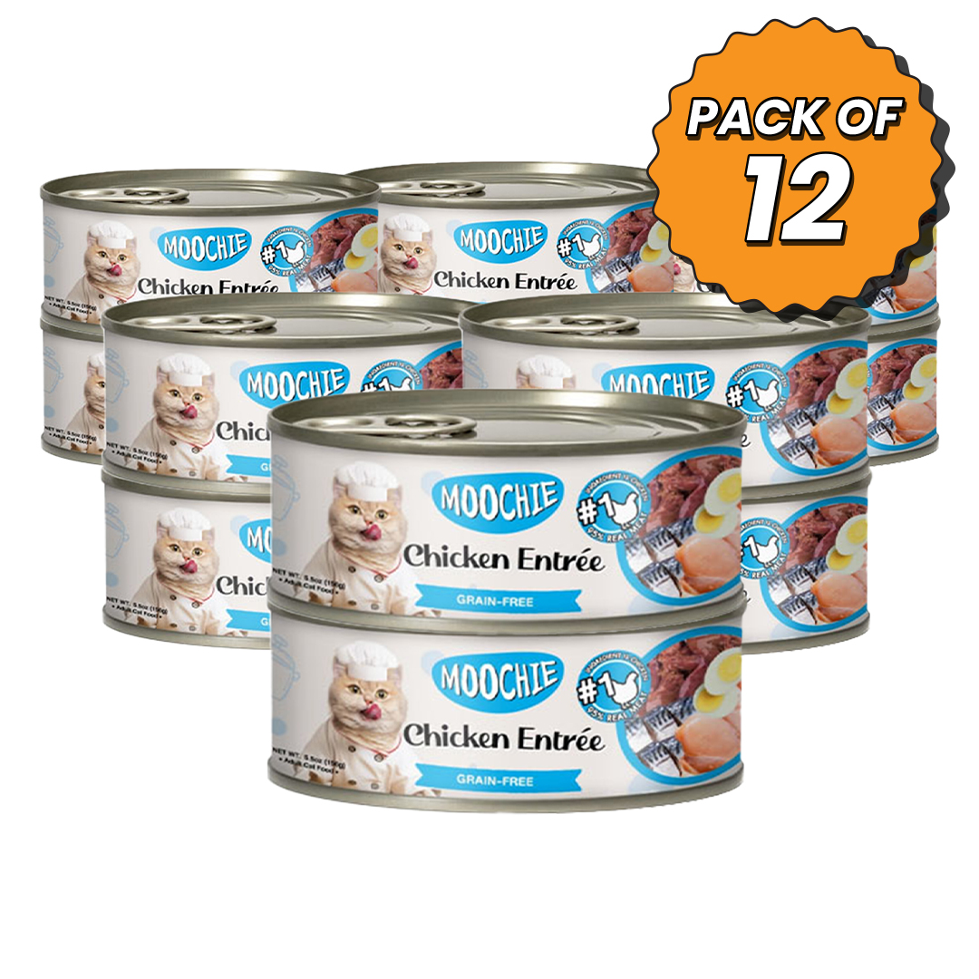Moochie Chicken Entree 156g Pack of 12