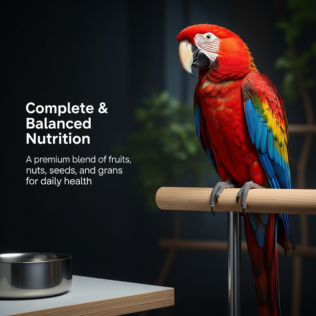 Champion Birds - Premium Mix for Parrots, Grey Parrots, Ringnecks, 700 Grams / 1.54 lb