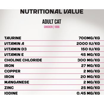 MyFood Adult Cat Chicken Liver, Urinary, Grain Free, 100Gr