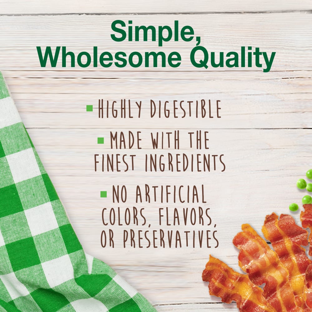 Nylabone Healthy Edibles Longer Lasting Bacon 2Ct Card Wolf Edible Treats