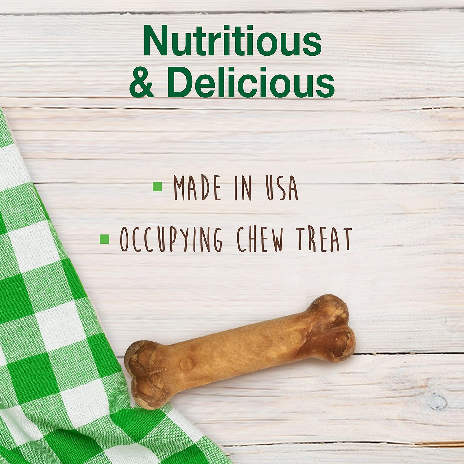 Nylabone Healthy Edibles Puppy Lamb & Apple 4Ct Card Petite Edible Treats