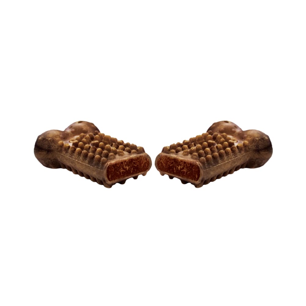 Nylabone Nubz Beef With Meaty Center 2Ct Card (In Shelf Tray)  (April 2023)  Large Edible Treats