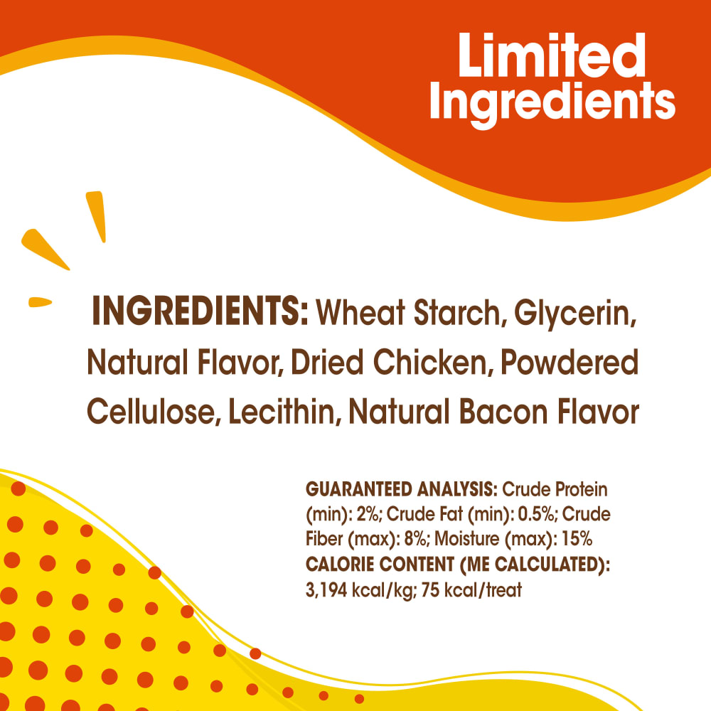 Nylabone Nubz Chicken 4Ct Card (In Shelf Tray) Small Edible Treats