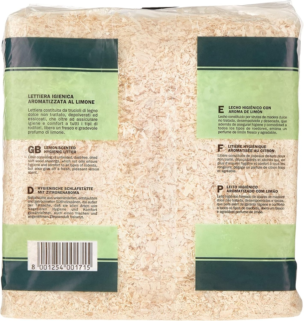 Padovan Wood Chips Lemon [Weight - 1kg, Size - 14L]