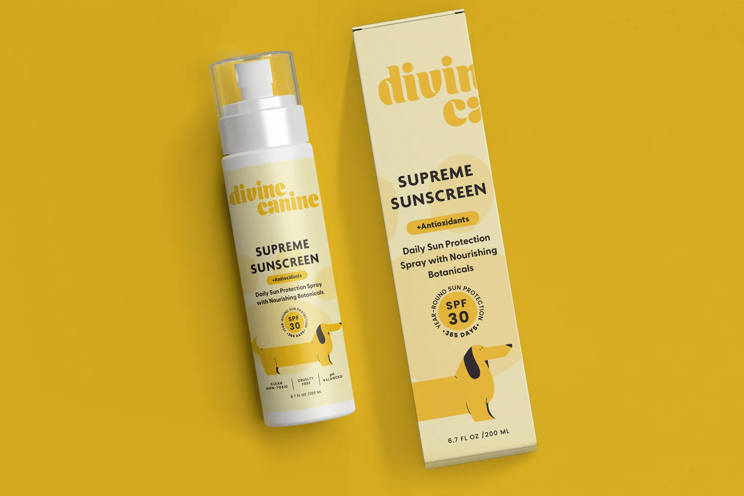 Divine Canine - Supreme Sunscreen - 2.4 fl oz \ 59 ml - 250g