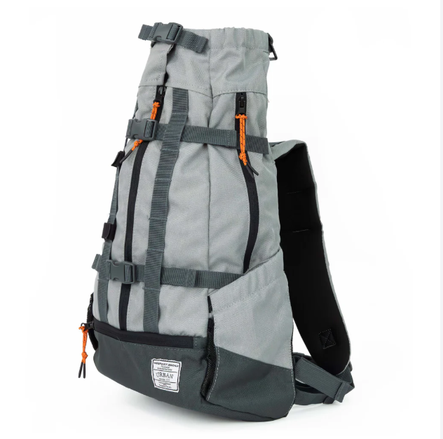 Urban 3, Dual Use Dog Carrier & Traditional Backpack - Grey (Small)