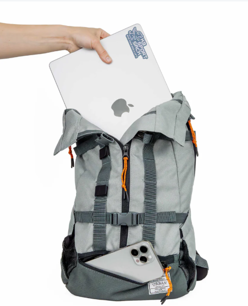 Urban 3, Dual Use Dog Carrier & Traditional Backpack - Grey (Extra Small)