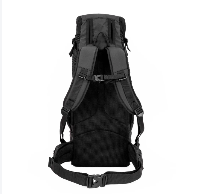 Knavigate - Advanced Dog Carrier with Internal Frame & Hip Belt, Black - M