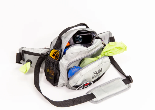 K9 Kompanion - Shoulder-Hip Dog Supply Pack - Gray