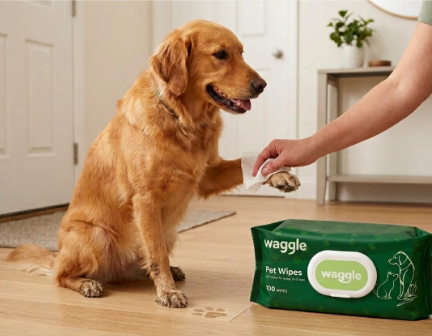 Waggle pet wipes - 100 wipes (Buy 1 Get 1)