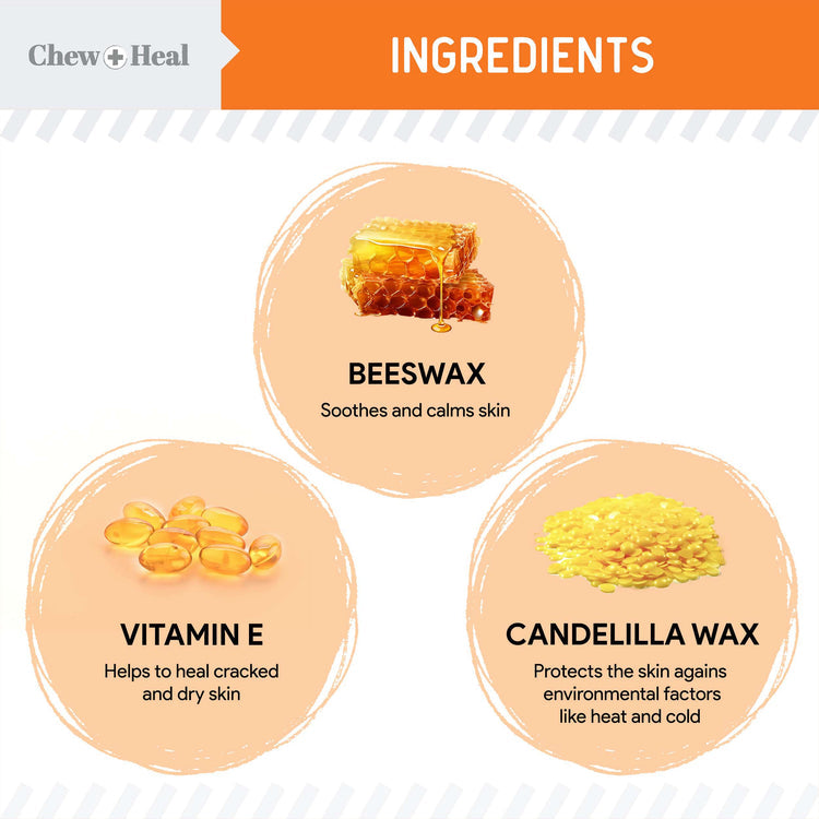 Chew & Heal - Paw Support Revitalizing Dog Paw Balm - 250gm