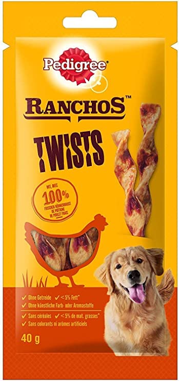 Pedigree Ranchos Twists 40g - Pack of 12