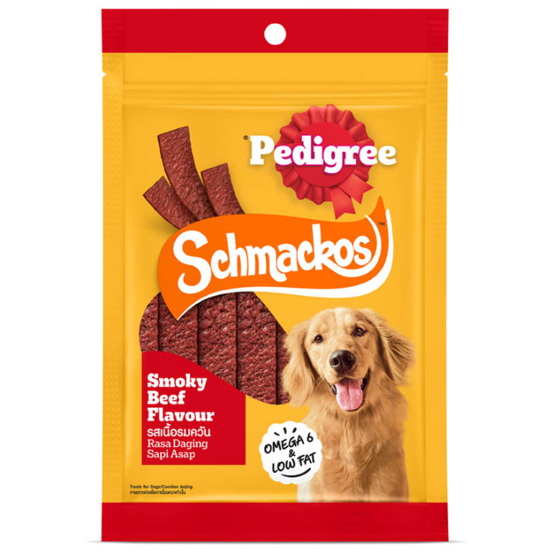 Pedigree Schmackos Stix Smoky Beef Flavour 70g - Pack of 20