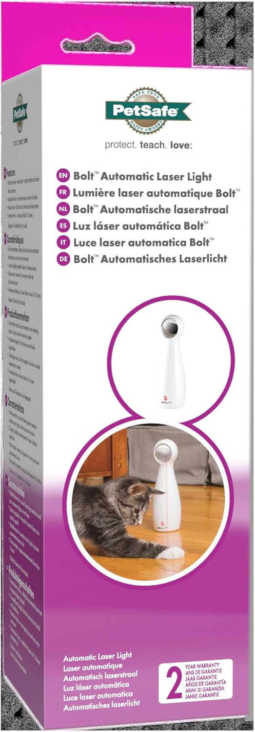 Pet Safe Bolt Automatic Laser Light Interactive Cat Laser Toys