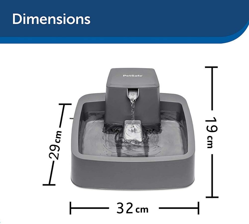 Pet Safe Drinkwell 3.7 Litre Pet Fountain - UK Adaptor Pet Fountains