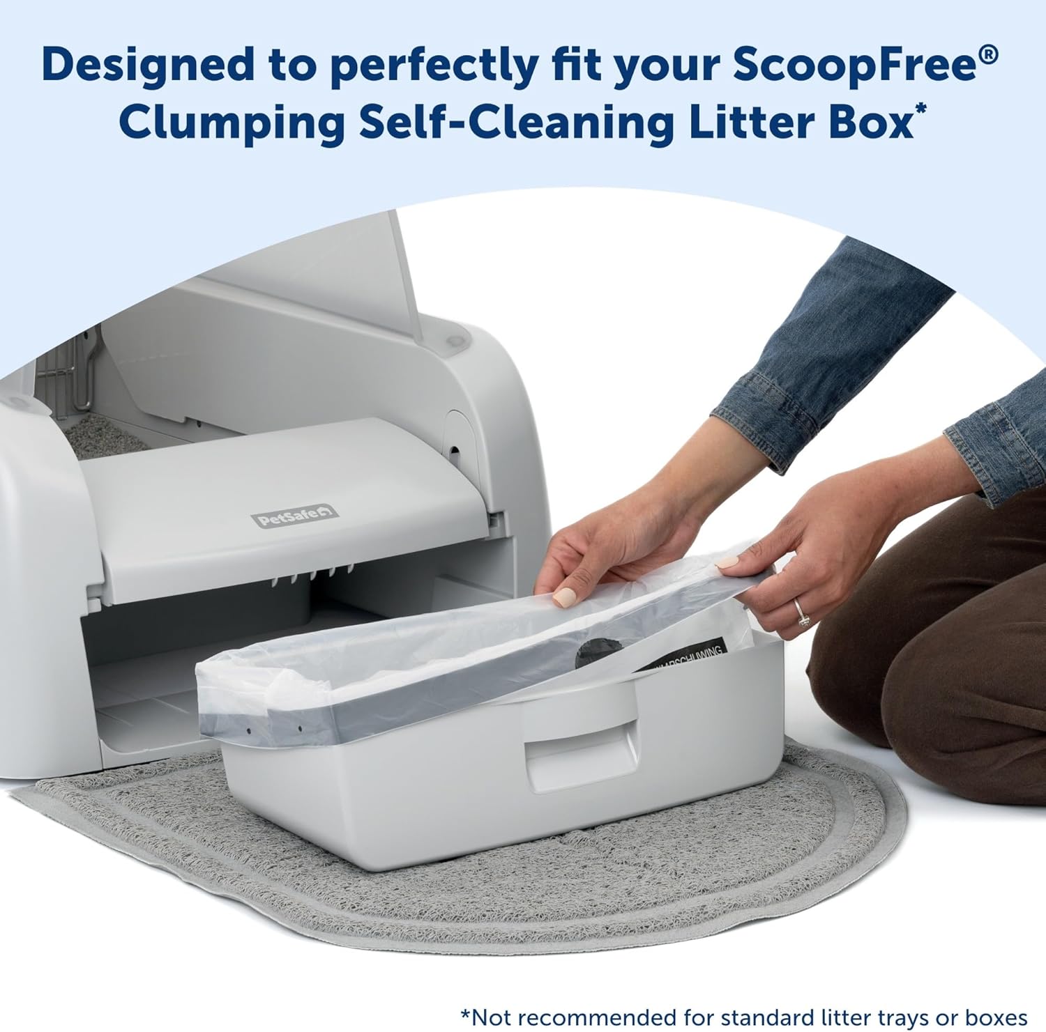 Pet Safe Scoopfree Clumping Waste Bin Liners (x25) Automatic Cat Litter Box
